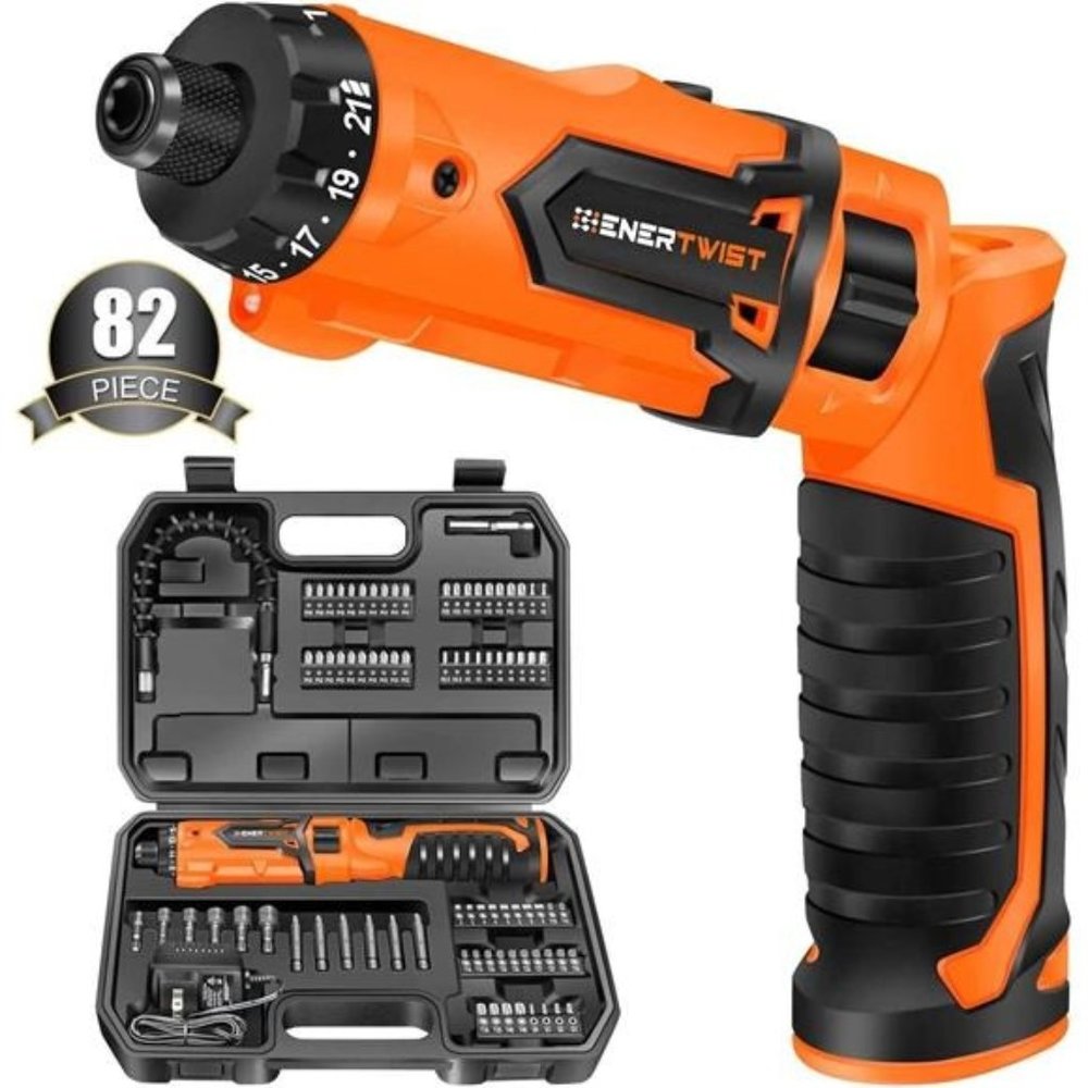 New ENERTWIST 8V Cordless Electric Screwdriver (ET-CS-8K) - Open Box